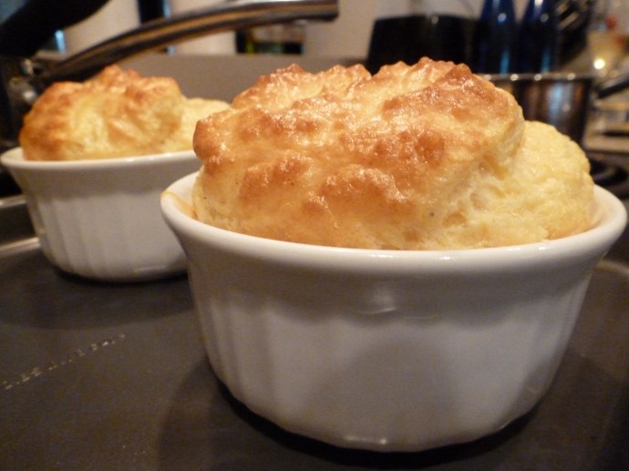 Mark's souffle doesn't look half bad!