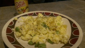 ...and on scrambled eggs, too!